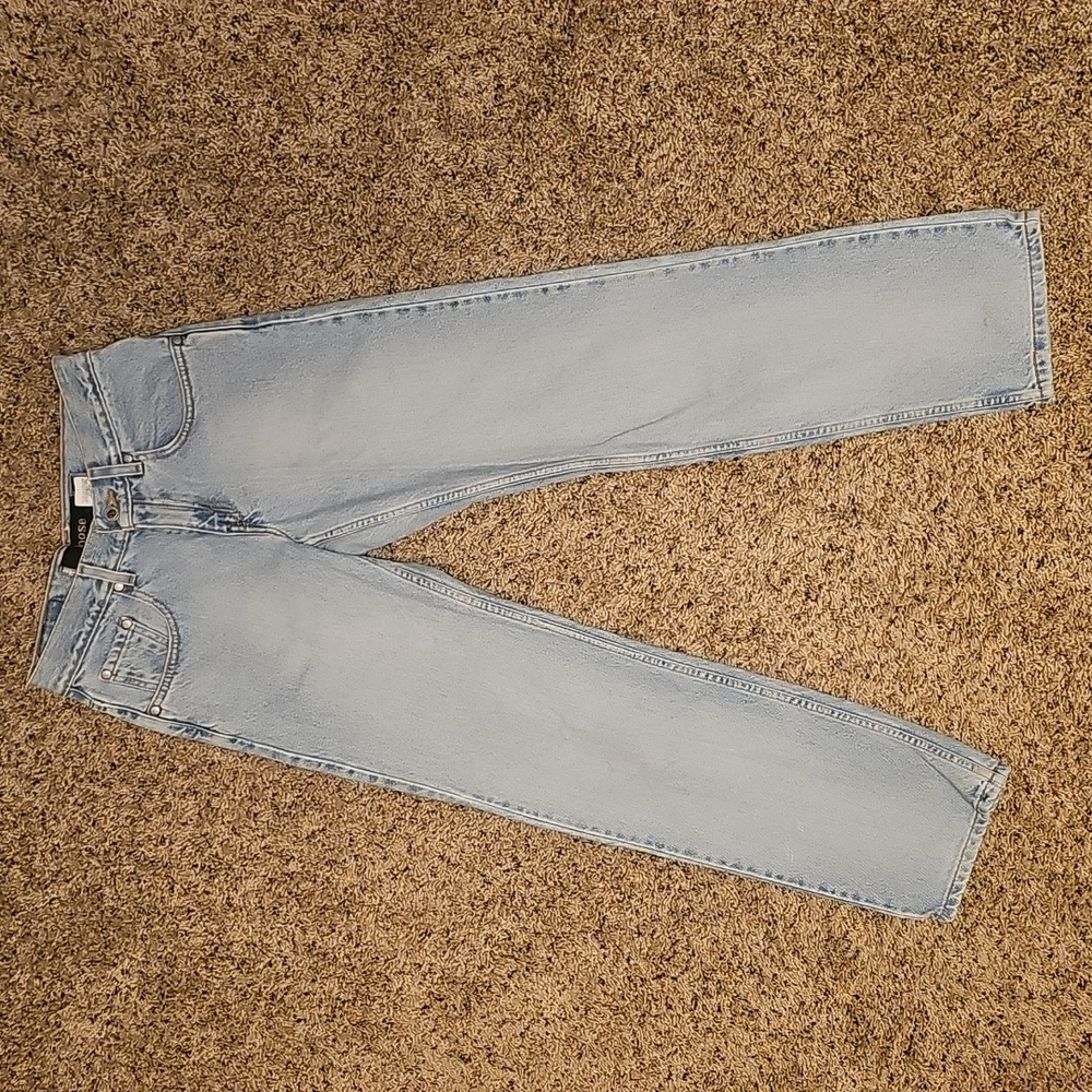 Levi silvertab 90s baggy boyfriend loose fit acid wash jeans, sz 3